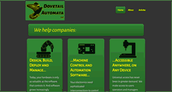 Desktop Screenshot of dovetail-automata.com