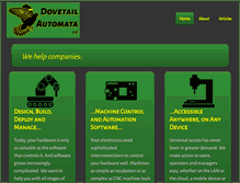 Tablet Screenshot of dovetail-automata.com
